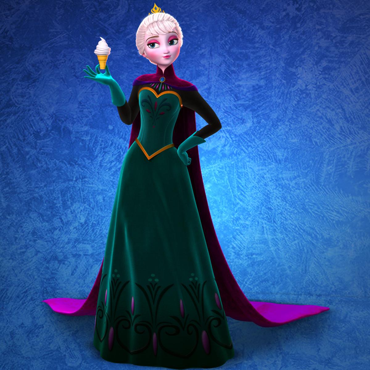 Elsa A&B From Disney "Frozen" 3d Model | Best Of 3d Models